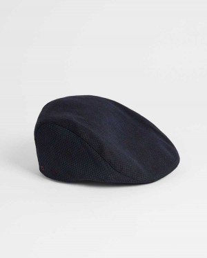 Ted Baker Adice Textured Ivy Cap Navy | 64153-FVYZ