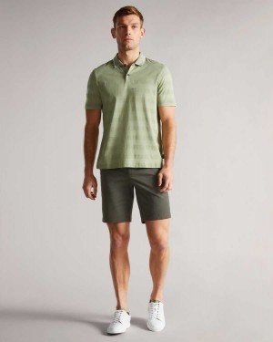 Ted Baker Ashfrd Chino Shorts Khaki | 16394-MOSF