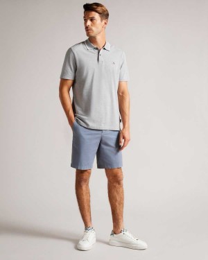 Ted Baker Ashfrd Chino Shorts Medium Blue | 69052-LUNC