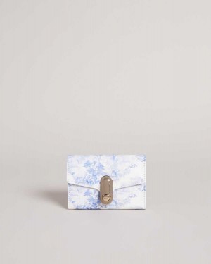 Ted Baker Ayalam New Romantic Landscape Small Purse White | 71058-BXYU