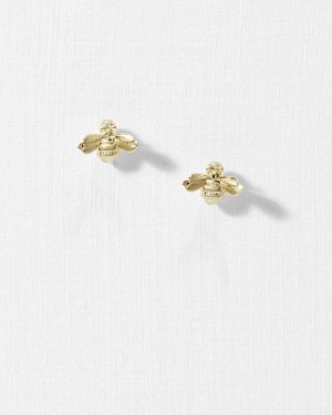 Ted Baker Beelii Bee Earrings Gold Colour | 07583-XZEV