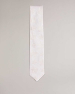 Ted Baker Berel Magnolia Jacquard Tie Cream | 52690-NXCM