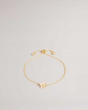 Ted Baker Braidn Blossom Bracelet Pale Pink | 86251-FRBT