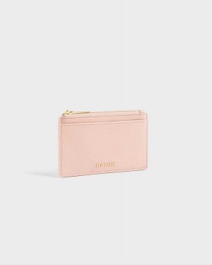 Ted Baker Briell Zip Card Holder Pale Pink | 49526-SOZG