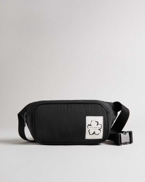 Ted Baker Cayaan Nylon Belt Bag Black | 61382-BNYU