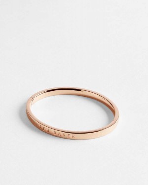 Ted Baker Clemina Hinged Bangle Rose Gold Colour | 58601-PWQH