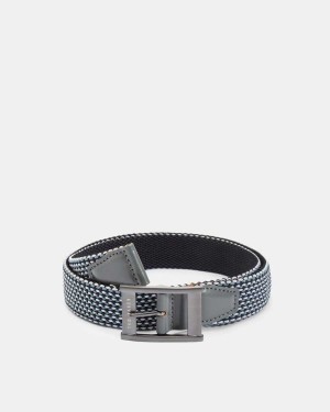 Ted Baker Columm Reversible Elastic Belt Navy | 82564-SITL