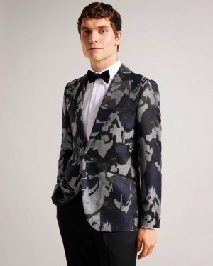 Ted Baker Diegan Single Breasted Evening Jacket Black | 01735-TYLX