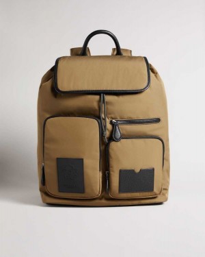 Ted Baker Disrict Modular Backpack Tan | 25689-QCEH