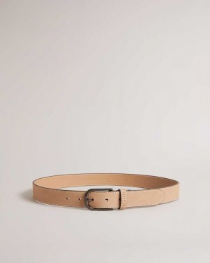 Ted Baker Grisham Leather Belt Brown | 68429-XWSU