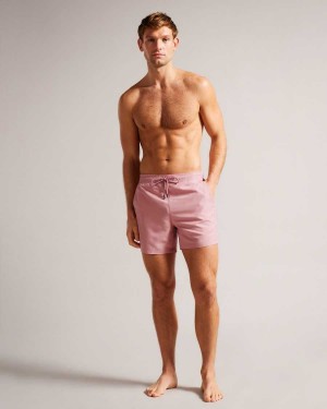 Ted Baker Hiltree Plain Swim Shorts Pink | 16930-YDKB