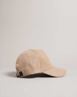 Ted Baker Jacobbs Wool Blend Cap Camel | 68104-LRSH