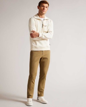 Ted Baker Leef Camburn Fit Cargo Trousers Brown-Tan | 36507-EKAR