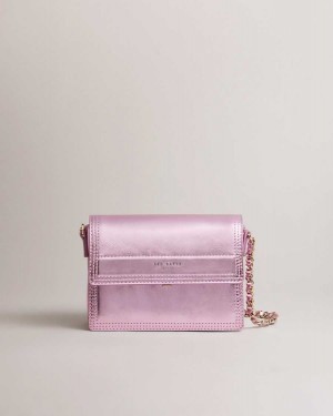 Ted Baker Libbe Leather Crossbody Bag Pink | 75643-NWXK