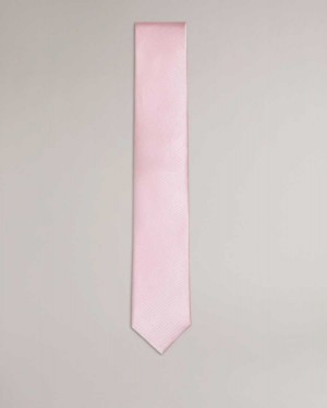 Ted Baker Moorez Ottoman Silk Tie Light Pink | 31749-SAND