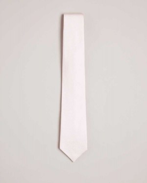 Ted Baker Phillo Textured Tie Dusky Pink | 76354-QBXM