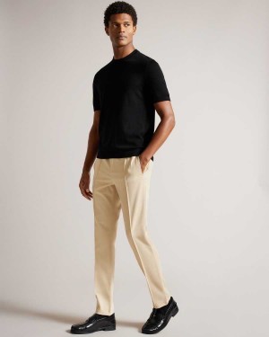 Ted Baker Rodny Irvine Slim Fit Elasticated Trousers Stone | 23481-VGFQ