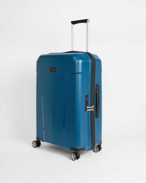 Ted Baker Vacai Wheeled Trolley Suitcase 69x46x28cm Blue | 49287-PJAC