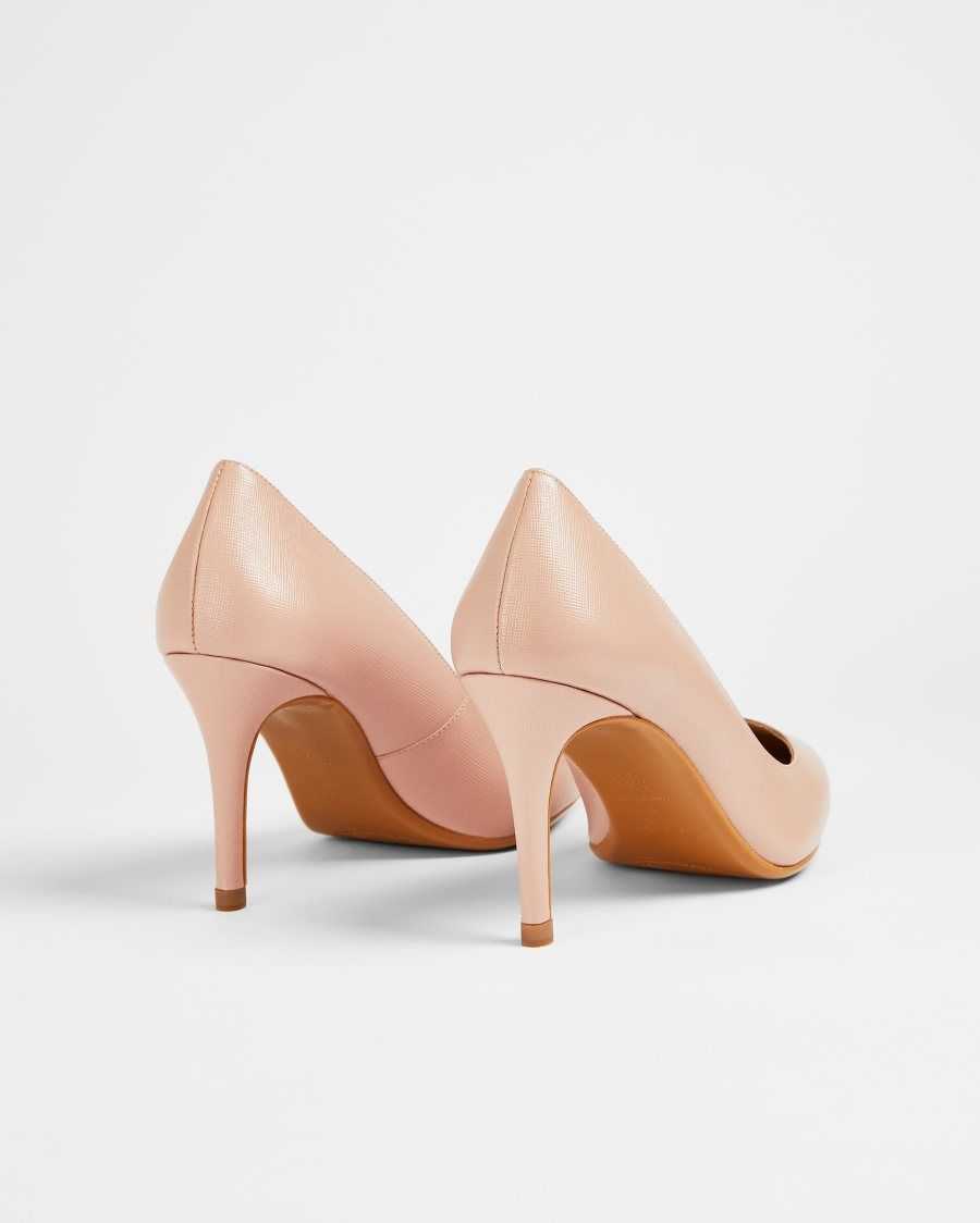 Ted Baker Alysse Leather Court Shoes Dusky Pink | 14530-RZGE