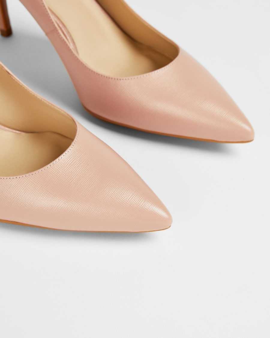 Ted Baker Alysse Leather Court Shoes Dusky Pink | 14530-RZGE