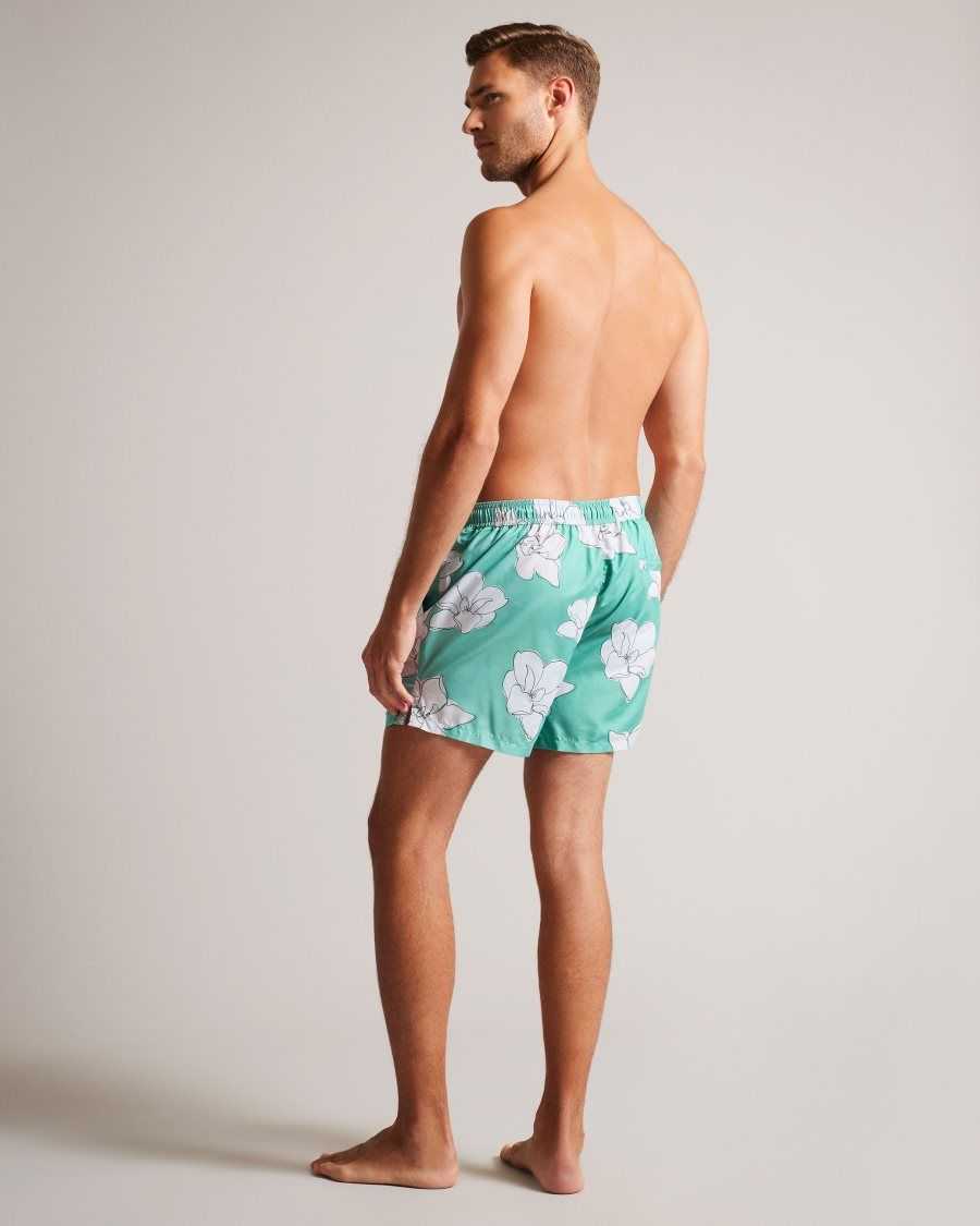 Ted Baker Ampbell Floral Swim Shorts Mint | 69514-JWBM