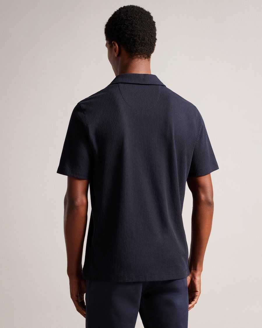 Ted Baker Arkes Regular Fit Polo Shirt Navy | 73096-EVWA