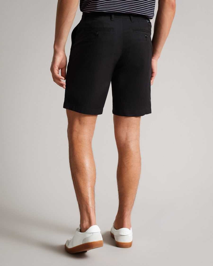 Ted Baker Ashfrd Chino Shorts Black | 72561-JWIC