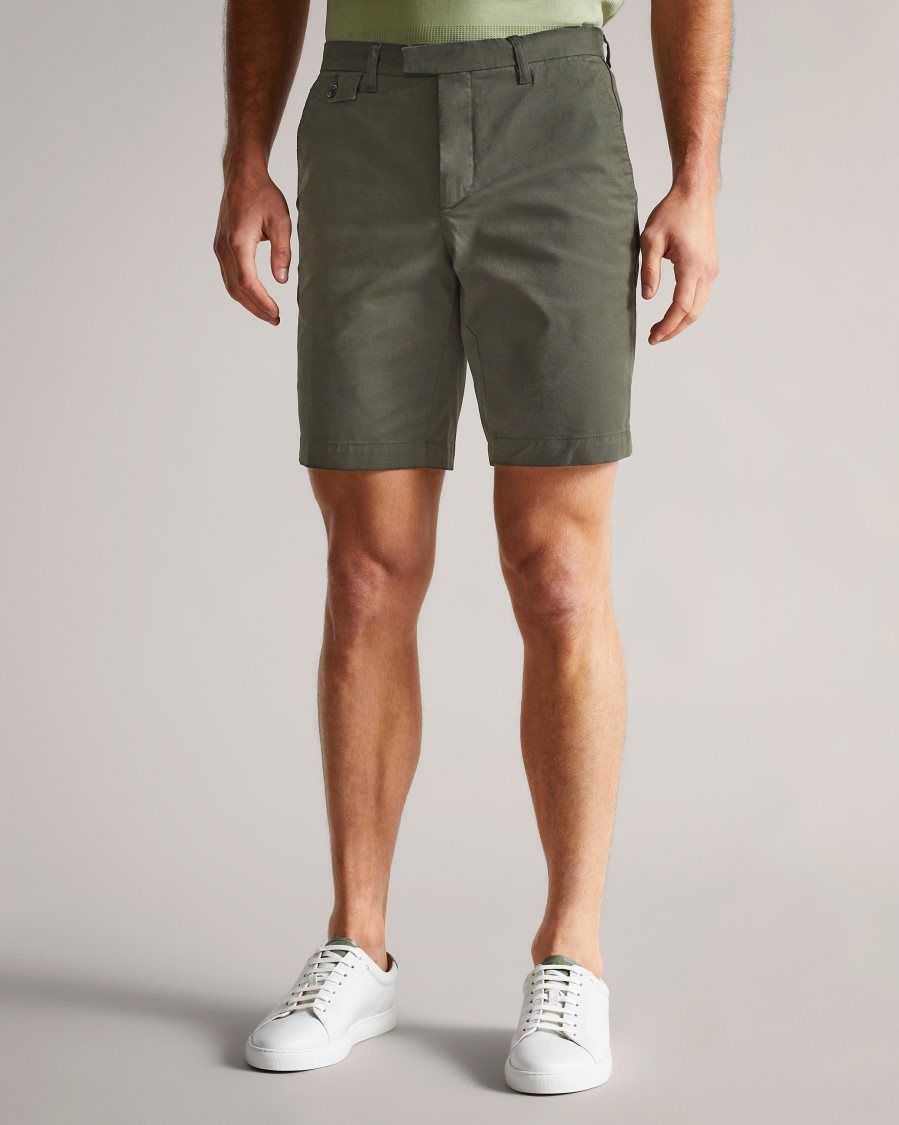 Ted Baker Ashfrd Chino Shorts Khaki | 16394-MOSF