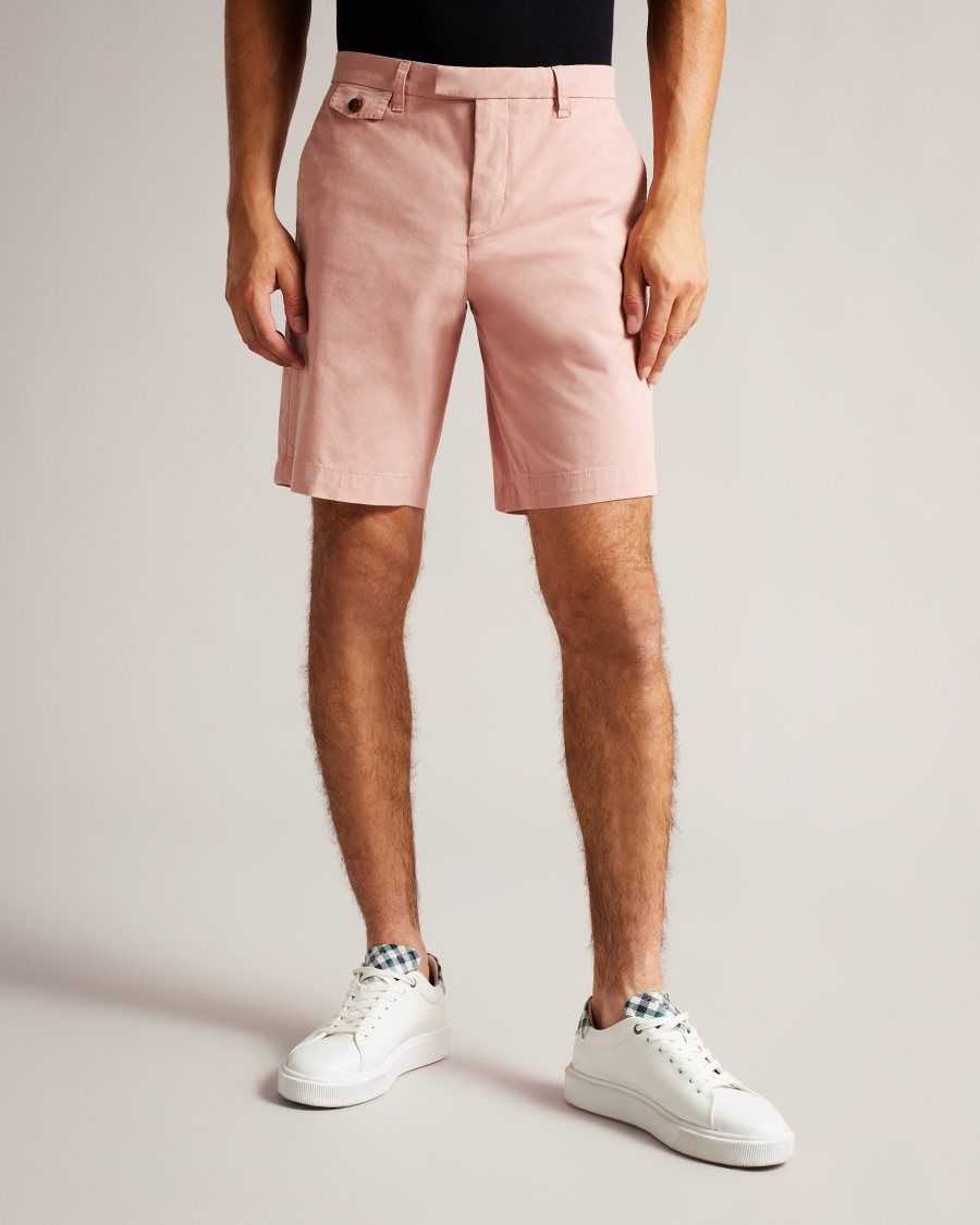 Ted Baker Ashfrd Chino Shorts Medium Pink | 01382-IJTR