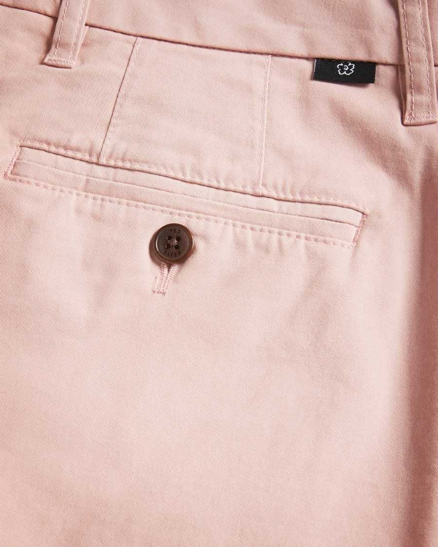 Ted Baker Ashfrd Chino Shorts Medium Pink | 01382-IJTR