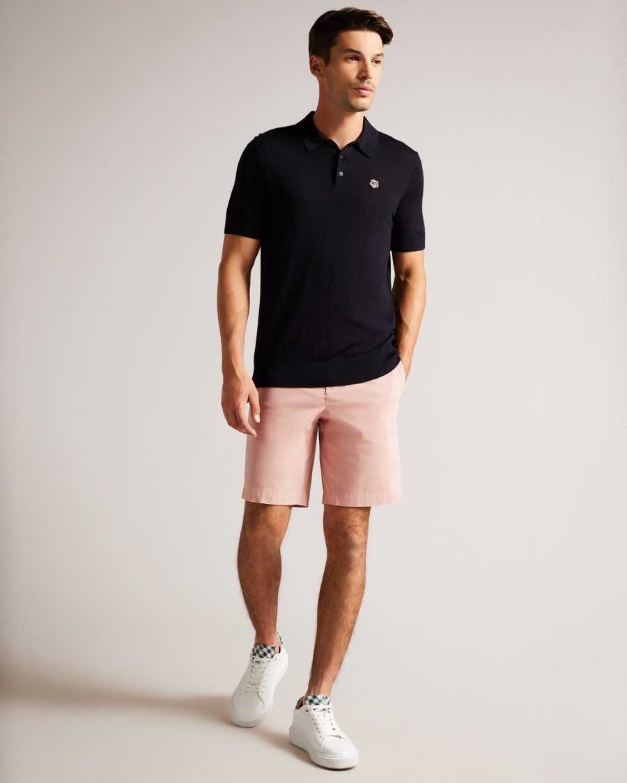 Ted Baker Ashfrd Chino Shorts Medium Pink | 01382-IJTR