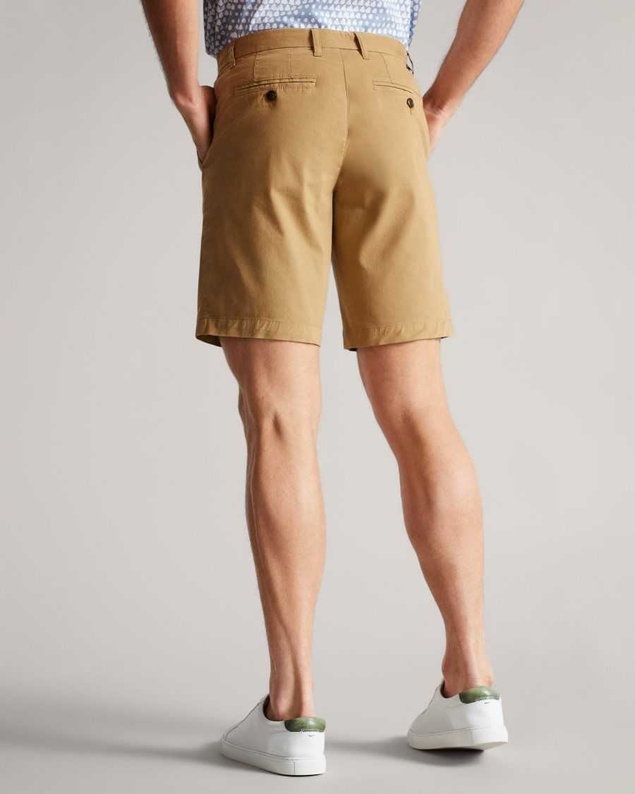 Ted Baker Ashfrd Chino Shorts Tan | 24591-ACBU