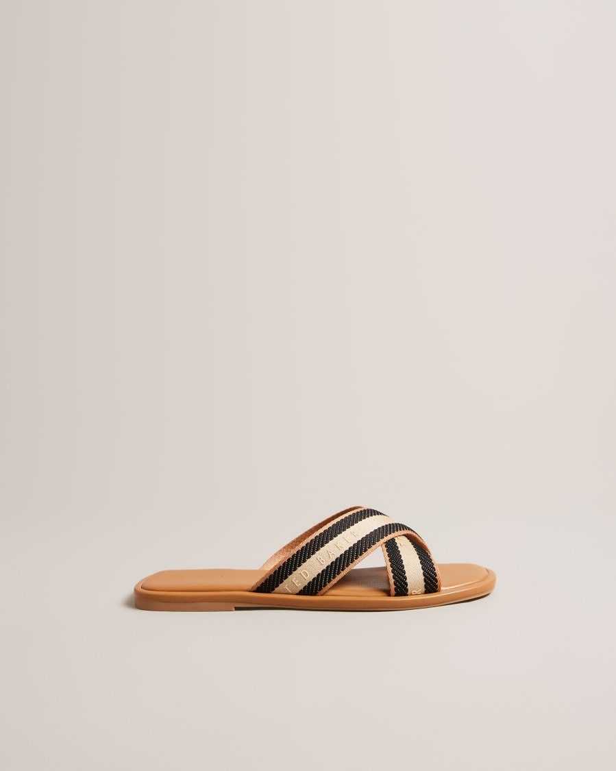 Ted Baker Ashika Webbing Strap Sandals Tan | 03598-MAXE