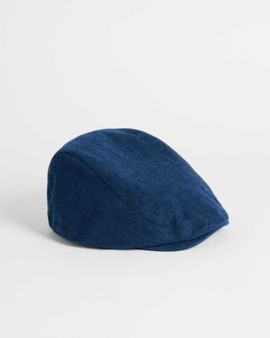 Ted Baker Aspinn Textured Ivy Cap Navy | 02748-BRAJ