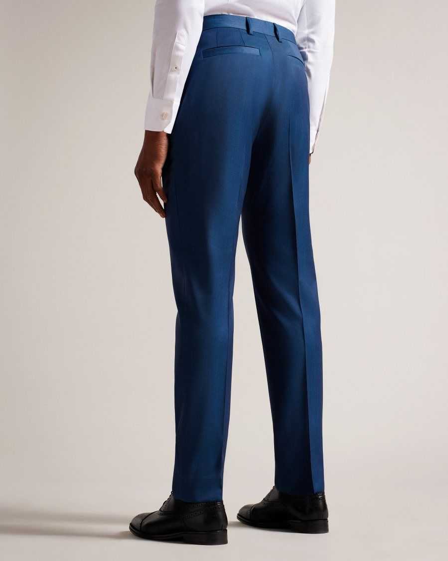 Ted Baker Atlowt Camburn Fit Trousers Bright Blue | 52961-KFGQ