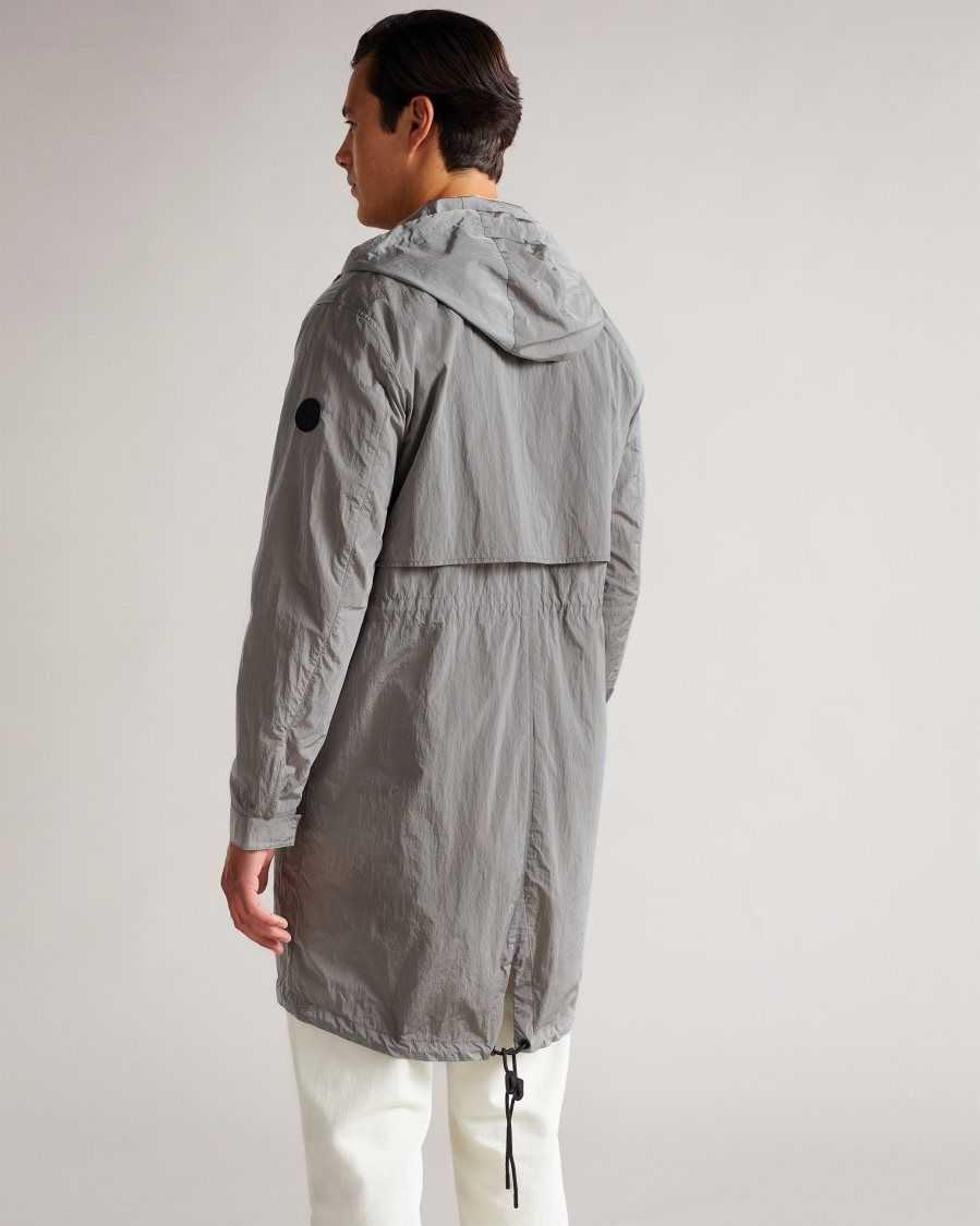 Ted Baker Atrim Lightweight Parka Grey | 89723-QRTL