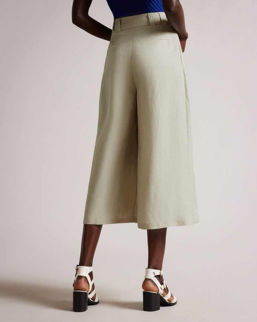 Ted Baker Avinia Extra Wide Palazzo Tailored Culotte Natural | 21703-MIGZ