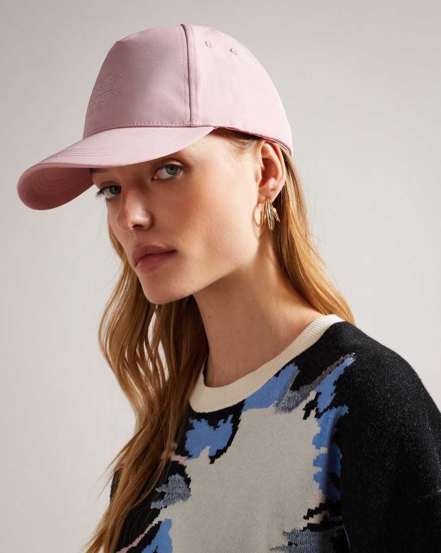 Ted Baker Avvay Branded Cap Light Pink | 05692-ZNBG