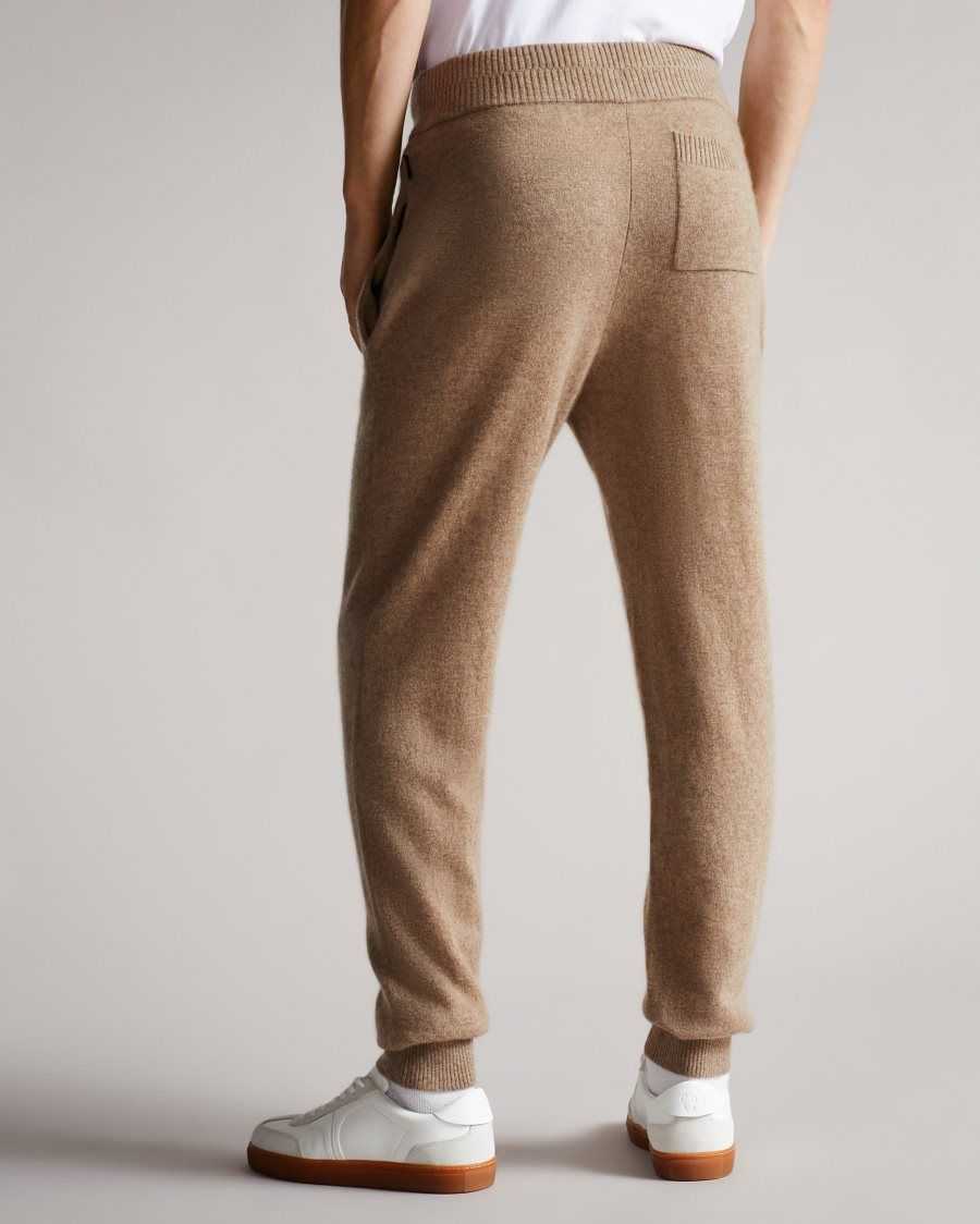 Ted Baker Axfrd Cashmere Knitted Jogger Brown | 27845-WODE