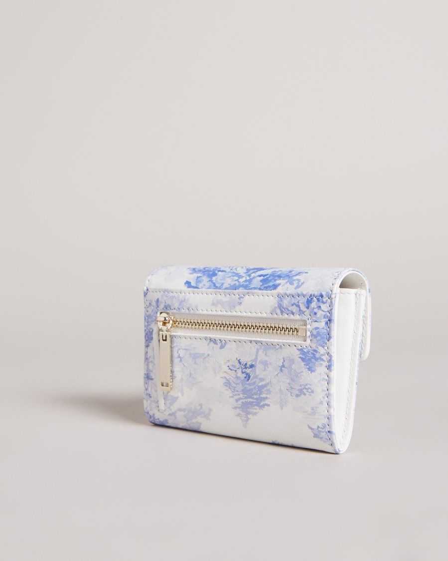 Ted Baker Ayalam New Romantic Landscape Small Purse White | 71058-BXYU