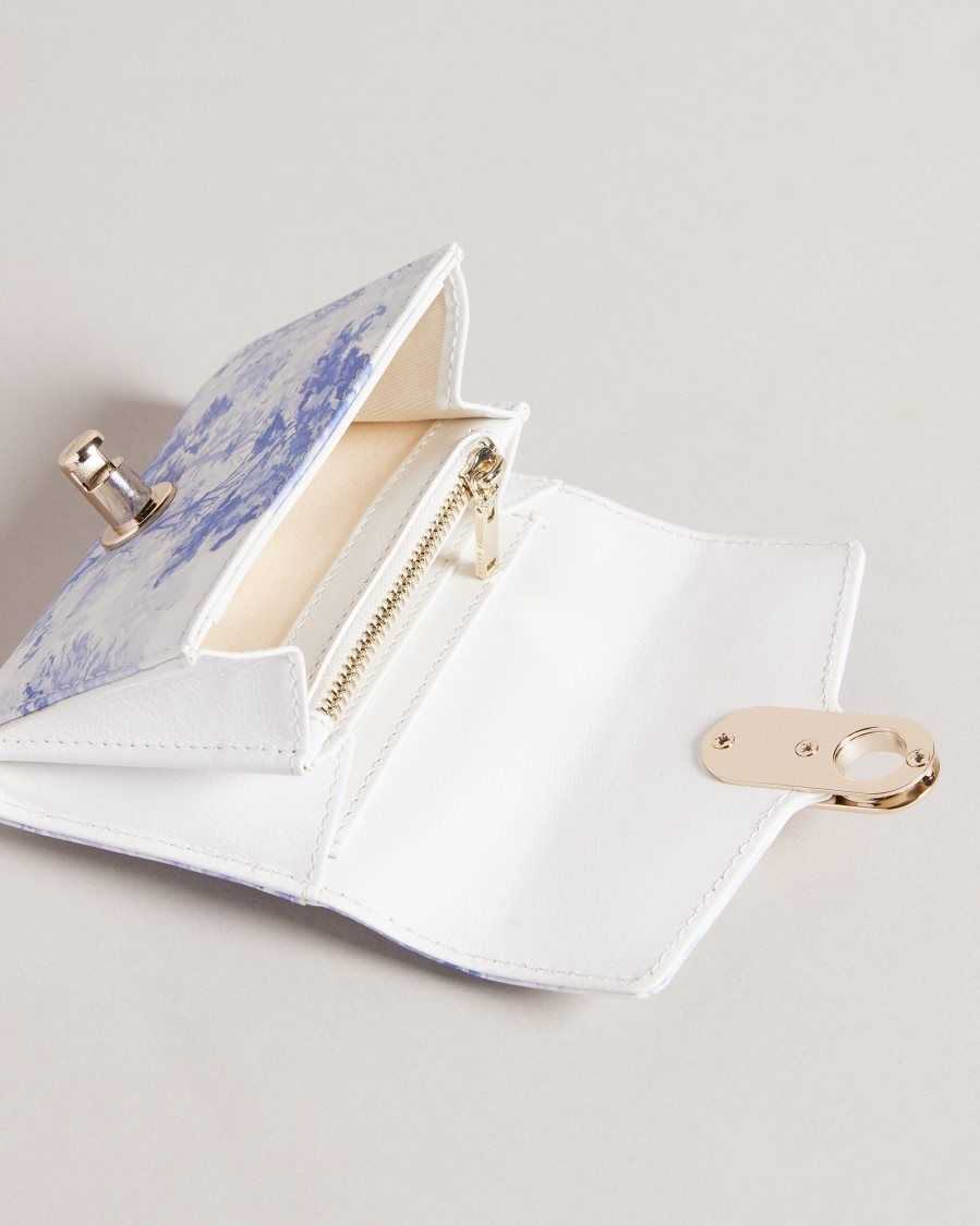 Ted Baker Ayalam New Romantic Landscape Small Purse White | 71058-BXYU