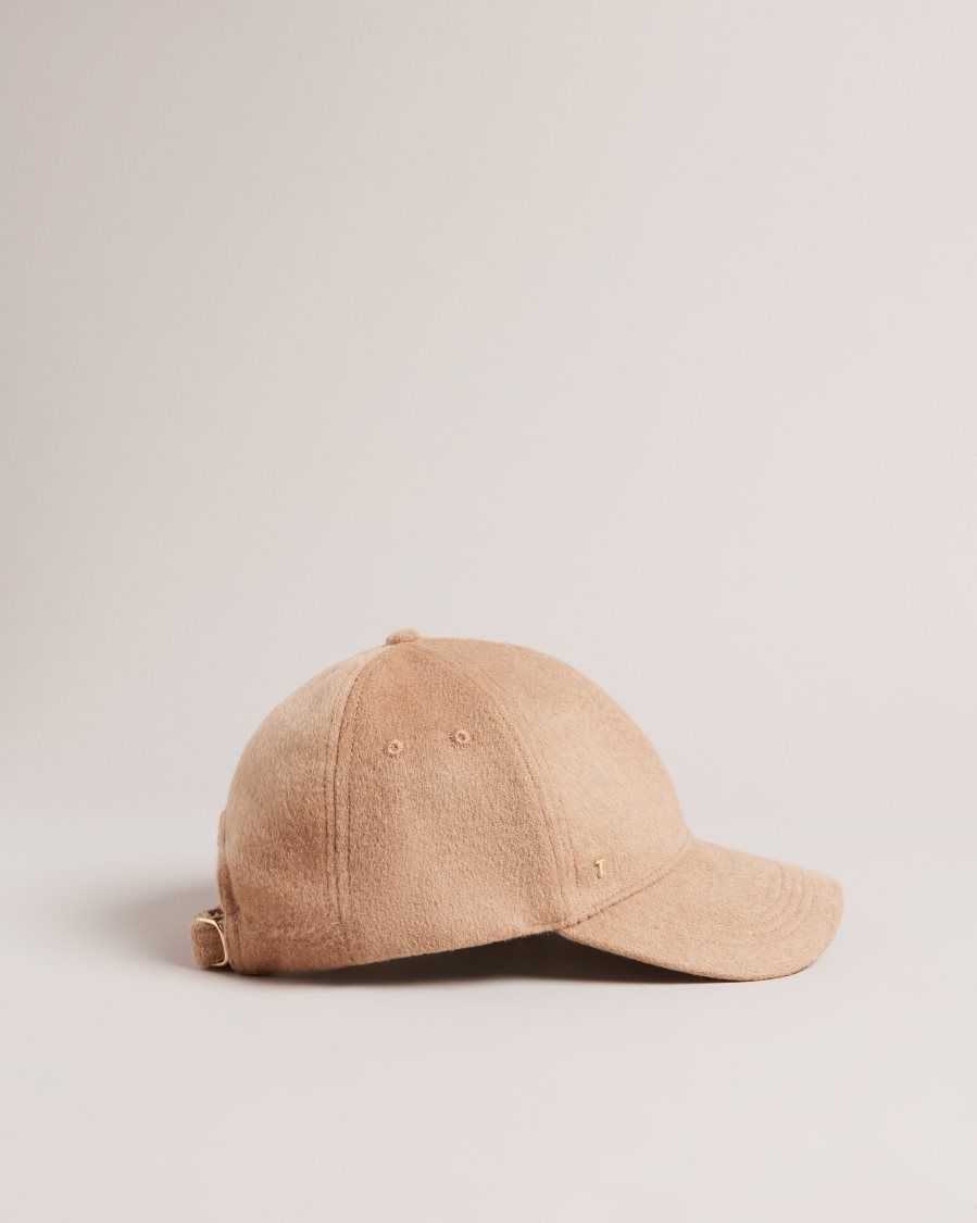 Ted Baker Becce Wool Blend Cap Brown | 82506-YVCR