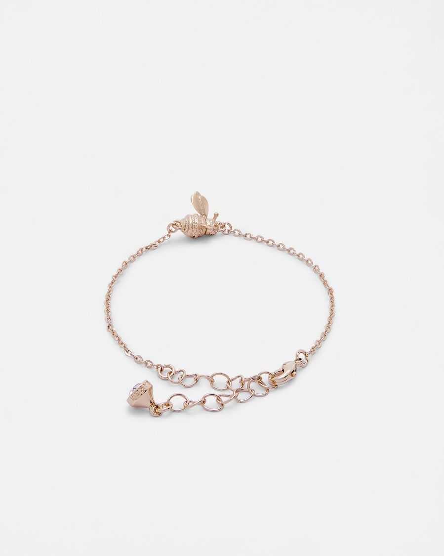 Ted Baker Beedina Bumble Bee Bracelet Rose Gold Colour | 38279-LOGE