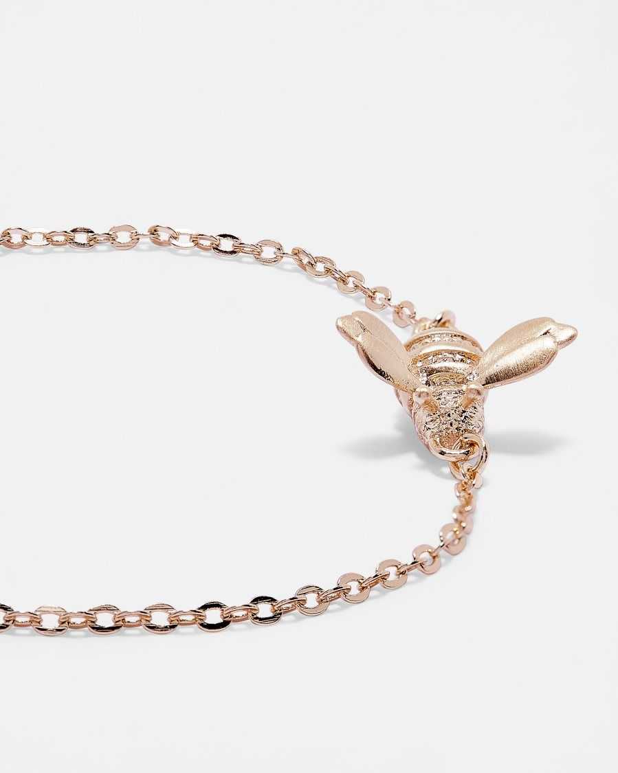 Ted Baker Beedina Bumble Bee Bracelet Rose Gold Colour | 38279-LOGE