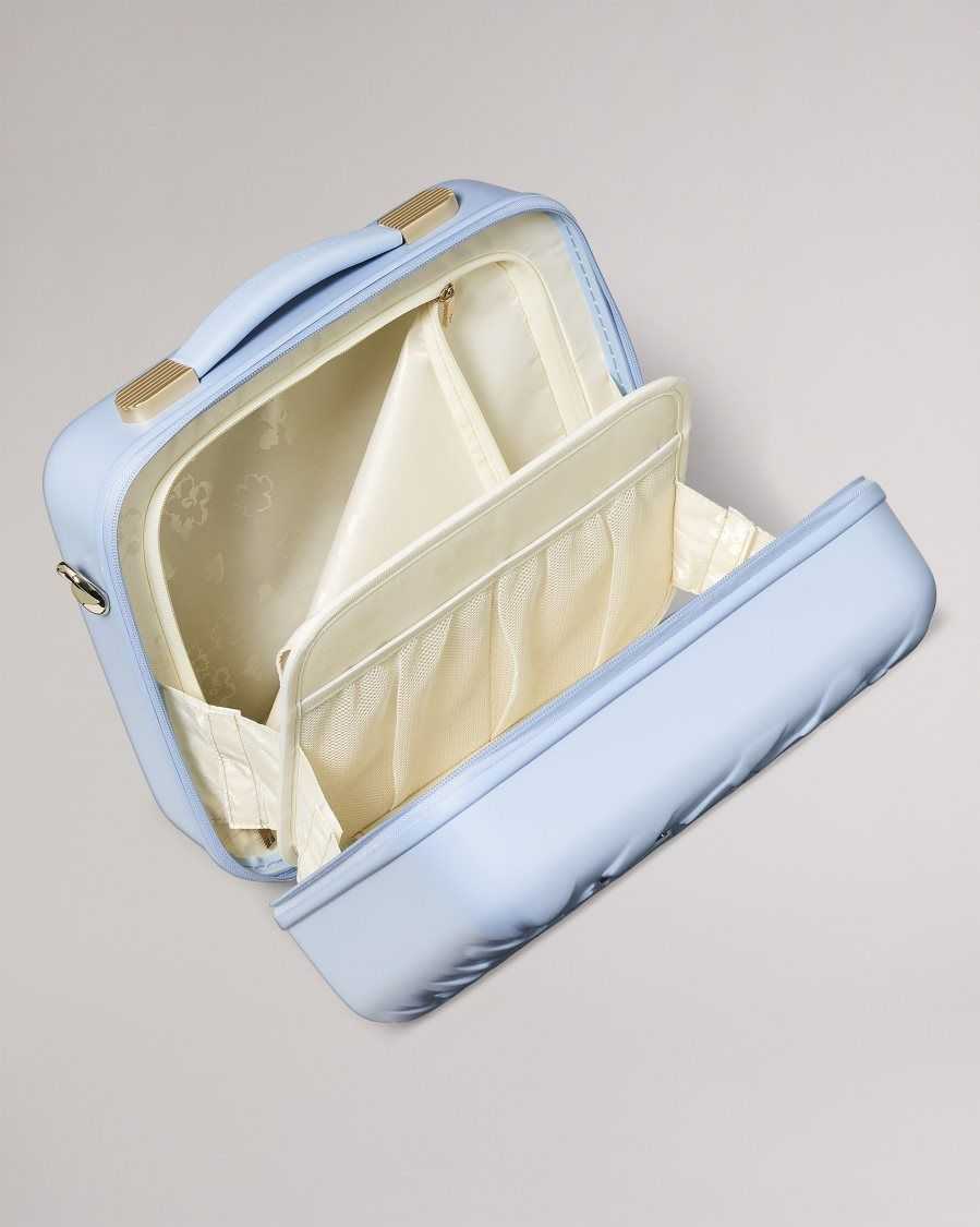 Ted Baker Beelle Bow Detail Vanity Case 31.5x34x19.5cm Pale Blue | 21974-PVAT