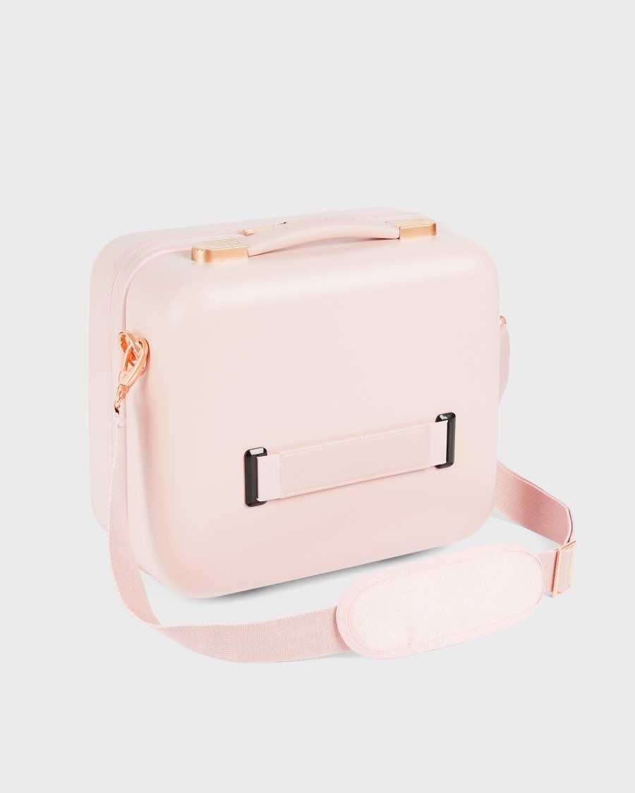 Ted Baker Beelle Bow Detail Vanity Case 31.5x34x19.5cm Pink | 07824-JMQG