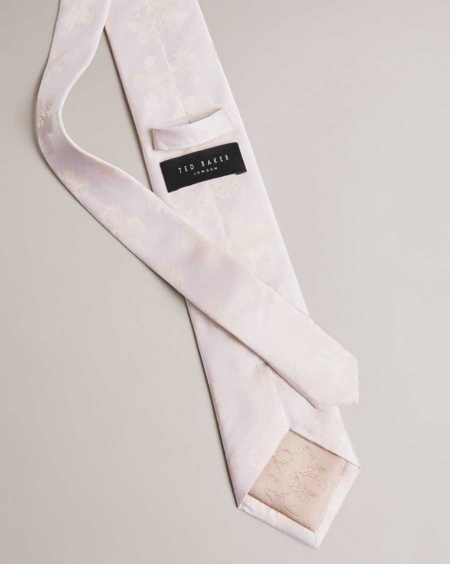 Ted Baker Berel Magnolia Jacquard Tie Cream | 52690-NXCM