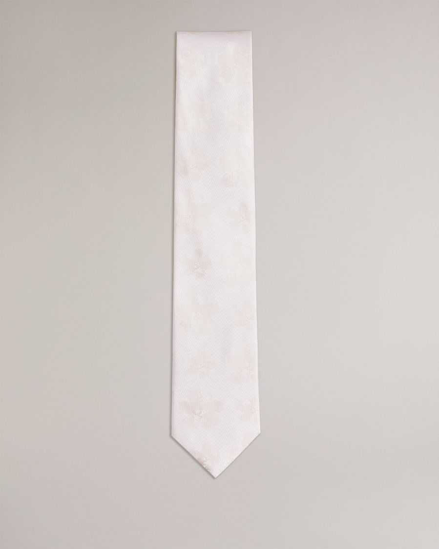 Ted Baker Berel Magnolia Jacquard Tie Cream | 52690-NXCM