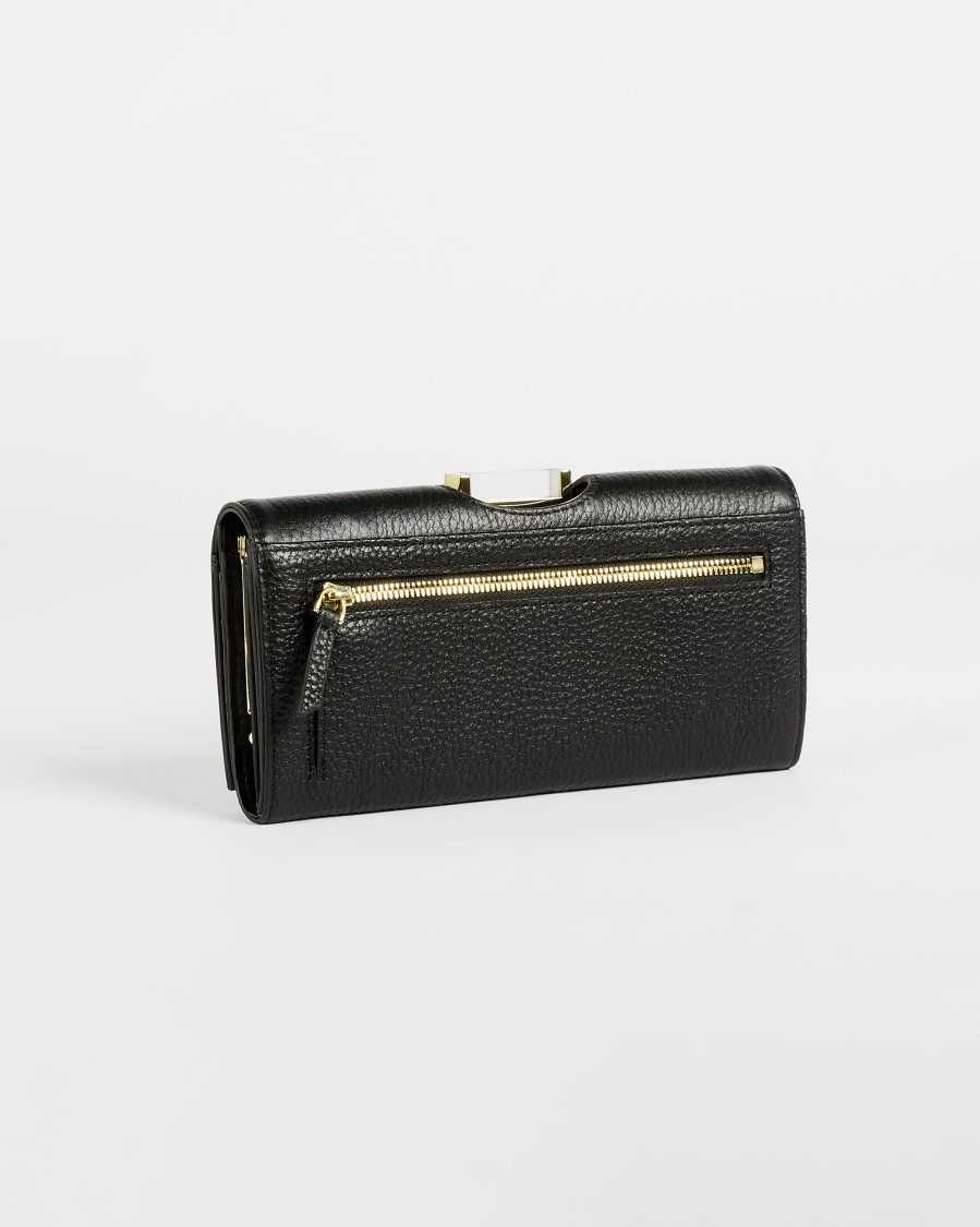 Ted Baker Bita Large Bobble Purse Black | 03862-IRAZ