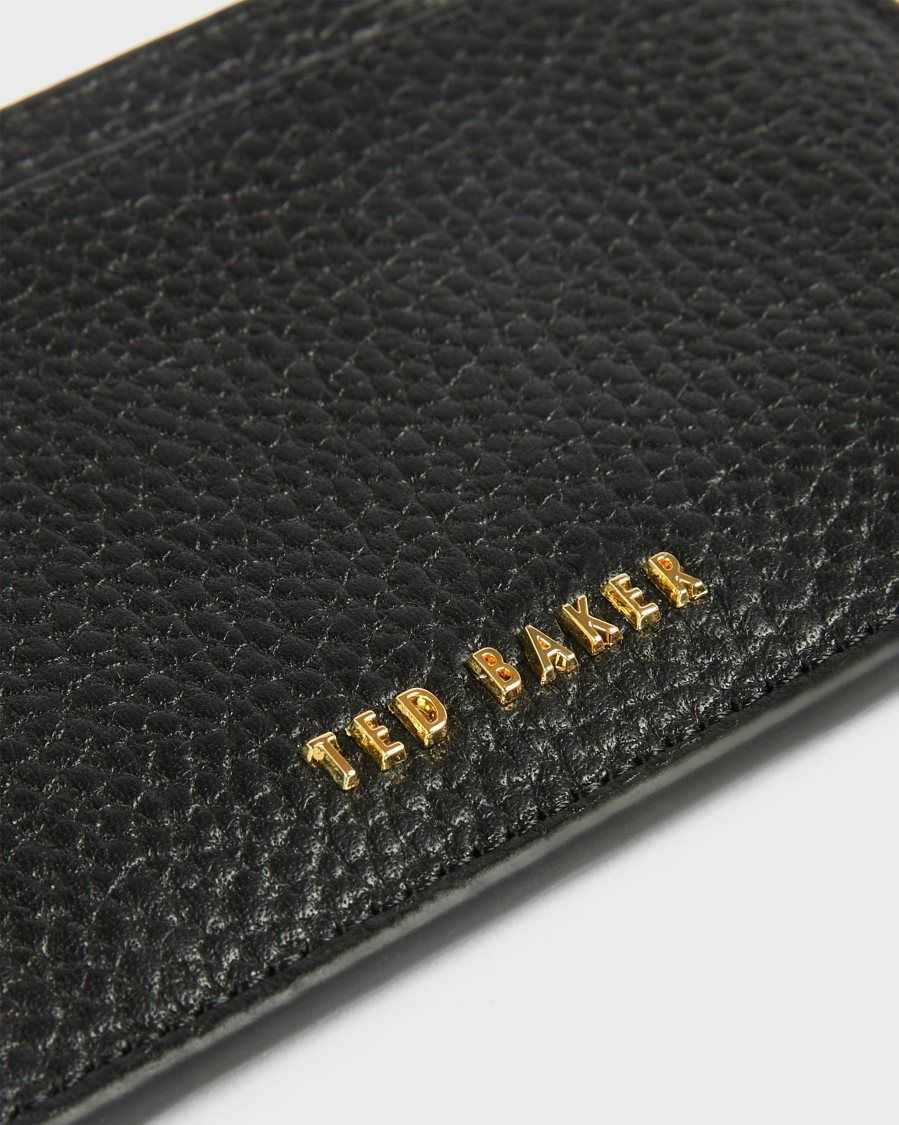 Ted Baker Briell Zip Card Holder Black | 07954-OTCW